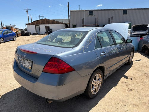 2005-2007 Honda Accord Passenger Right Sun Visor Oem Without Illumination Gray