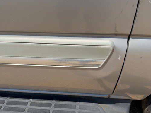 05 Suburban 1500 Driver Left Rear Moulding Door Back Trim Strip Silver Birch 59U