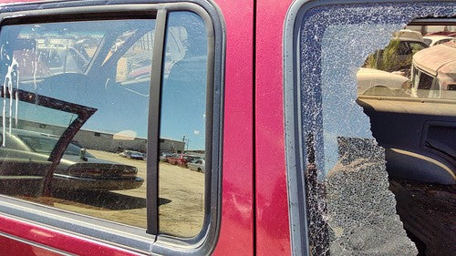 1991-1997 Ford Explorer Driver Left Rear Vent Window Back Door Glass With Frame