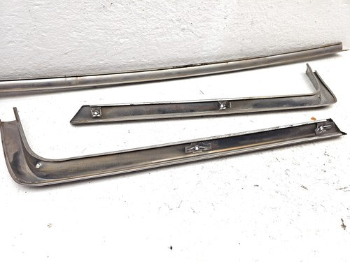 1964-1966 Ford Thunderbird Coupe Chrome Trim Moulding Around Back Glass Oem