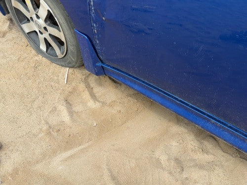 2007-2012 Nissan Sentra Driver Left Lower Rocker Panel Moulding Oem Blue B17
