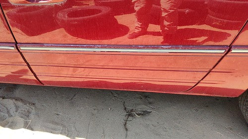 06 Town Country Driver Left Rear Moulding From Door Oem Back Trim Strip Red Prh