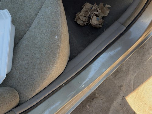 01-06 Elantra Passenger Right Rear Lower Sill Plate Step Trim Panel Oem Beige