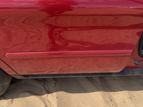 00-07 Ford Taurus Passenger Right Rear Moulding From Door Oem Back Primed Red
