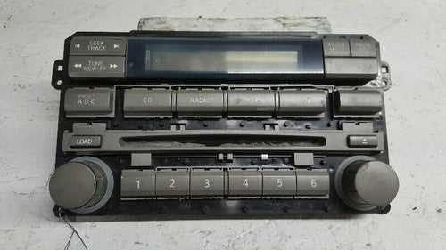 2004-2005 Nissan Armada Audio Equipment Radio Receiver Am-Fm-Stereo-6 Disc Cd