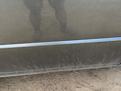 98-04 Seville Passenger Right Rear Moulding From Door Oem Back Thunder Gray 88U