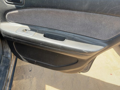 1998 Nissan Maxima Passenger Right Rear Door Trim Panel With Switches Back Black