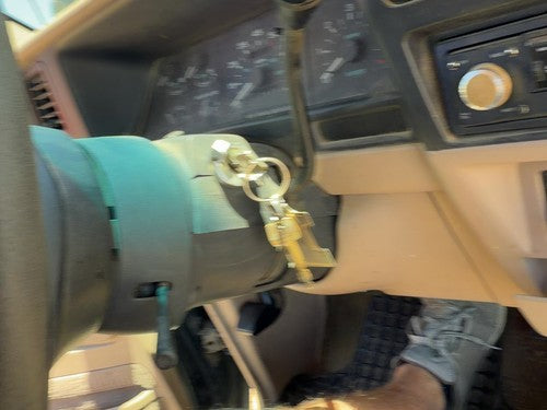 1991-1994 Ford Explorer 2 Dr Steering Column Assembly Tilt Cruise Tan