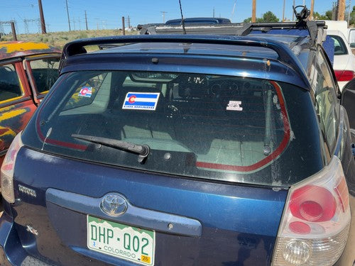 2003-2008 Toyota Matrix Xr Back Glass Rear Window Oem 6810502050
