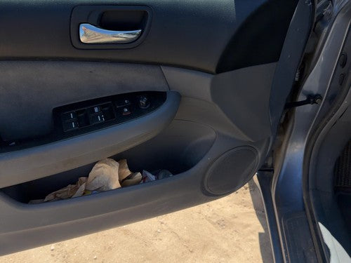 06-07 Accord Driver Left Front Door Trim Panel With Master Switch 2.4L Gray
