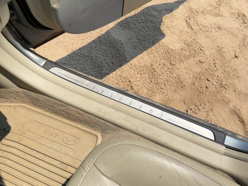 03 Fx45 Passenger Right Lower Sill Step Moulding Trim Panel Oem Willow/Black S
