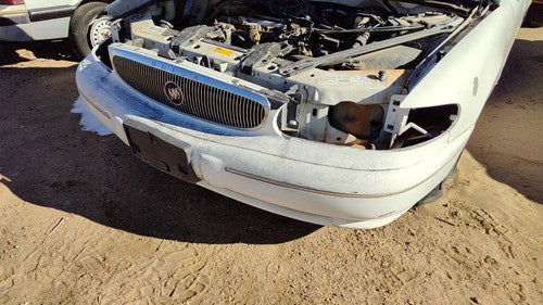 1997-2003 Buick Century Front Bumper Cover Assembly Oem White 12369156