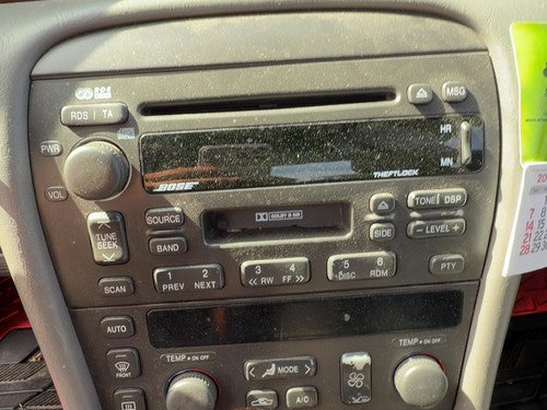 2002-2004 Cadillac Seville Stock Radio Oem Factory Stereo Cd Player Opt Um5