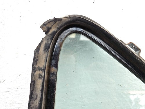 80-91 F150 Passenger Right Front Vent Window Small Door Glass With Frame Oem