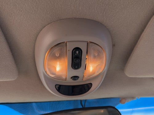02 Pt Cruiser Center Overhead Console Dome Light Map Lamp Cubby Taupe/Beige Fl