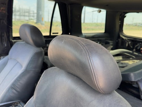 01 Chevy S10 Blazer Pair Of Front Headrests Oem Left Right Set Seat Graphite 122