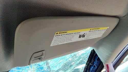 2011-2016 Chevy Cruze Passenger Right Sun Visor Oem Black Aff 95034256