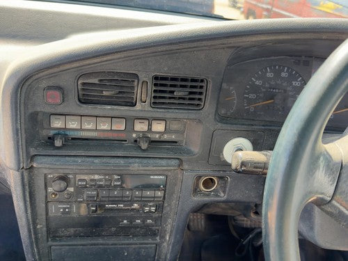 1992-1994 Subaru Legacy Rhd Trim Bezel Around Radio Surround Dash Panel Oem Gray