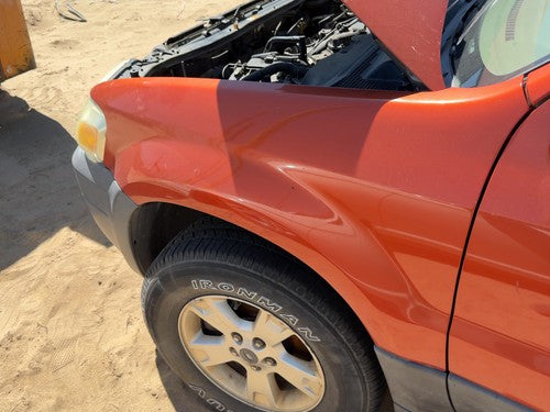 2001-2007 Ford Escape Driver Left Front Fender Oem Without Wheel Lip Orange Gw