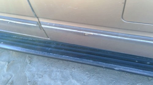 1995 Chevy Astro Driver Left Rear Moulding On Quarter Panel Oem Brown Forward