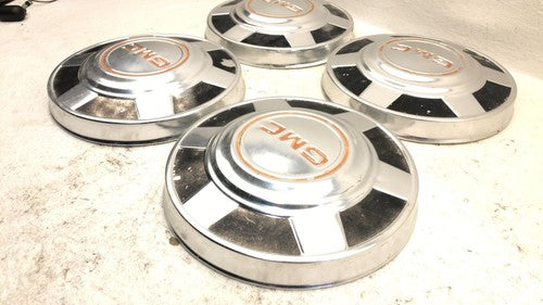 1976-1991 Gmc Sierra C3500 Hub Cap Wheel Cover Set Of 4 Oem 00349094