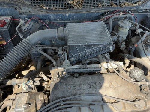 96-00 Civic Complete Air Intake Cleaner Filter Box Housing With Tube Oem 1.6L