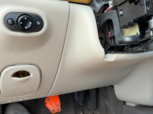 01-05 Pt Cruiser Lower Dash Under Column Knee Bolster Trim Panel Taupe/Beige Fl