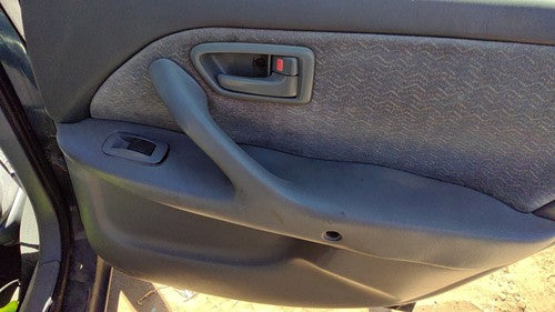 99-01 Camry Passenger Right Rear Door Trim Panel With Switches Back Gray 10