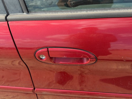 1999-2003 Ford Taurus Passenger Right Front Outside Door Handle Oem Red