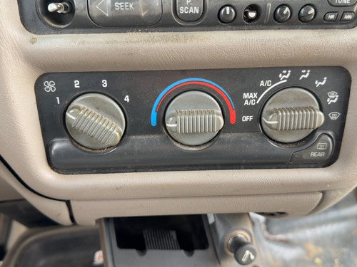 1998 Chevy S10 Blazer Temperature Control Module In Dash Heater Ac Head Unit Oem