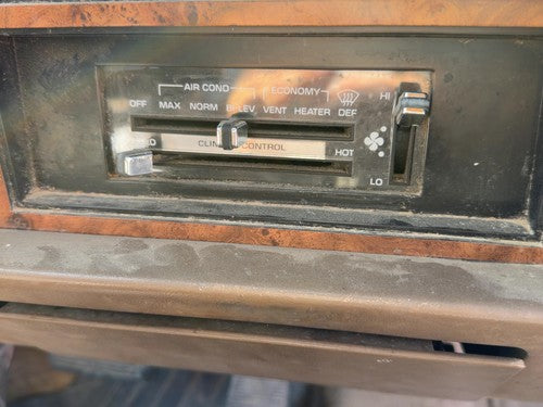 86-96 Buick Century Temperature Control Module In Dash Heater Ac Head Unit Oem