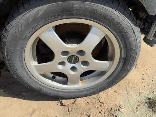 2001 BMW 530i 16x7 Aluminum Wheel OEM Factory Rim 5 Round Spoke 36111093526