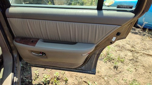 97-03 Buick Park Ave Passenger Right Rear Door Trim Panel With Switches Back Tan