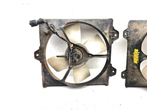 85-86 Toyota Camry Electric Radiator Cooling Fan Assembly With Motors 2.0L Oem