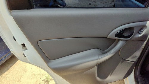 00-03 Focus Station Wagon Driver Left Rear Inside Door Trim Panel Switches Back