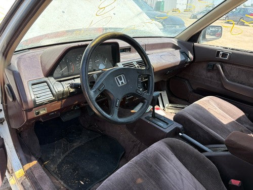 86-89 Accord Lx Driver Left Front Power Window Regulator With Motor Oem Sedan