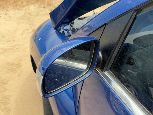 03-09 Vw Beetle Convertible Driver Left Power Side Mirror Door Mounted Oem Blue