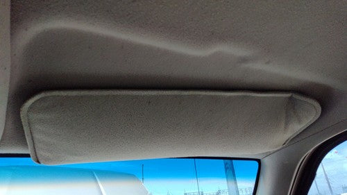1988-2000 Silverado 2500 Passenger Right Sun Visor Oem Tan 52D