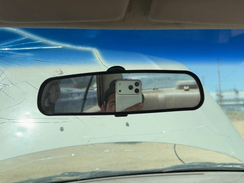 2000-2003 Mazda Protege Dx Inside Rear View Mirror Oem Windshield Mounted