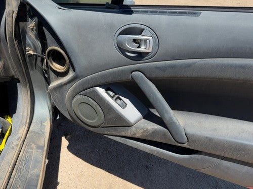 06-12 Eclipse Passenger Right Front Door Trim Panel With Switches Hatchback Gray