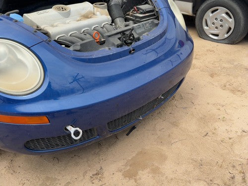 06-10 Beetle Convertible Front Bumper Cover Assembly Oem Without Fog Lamps Blue
