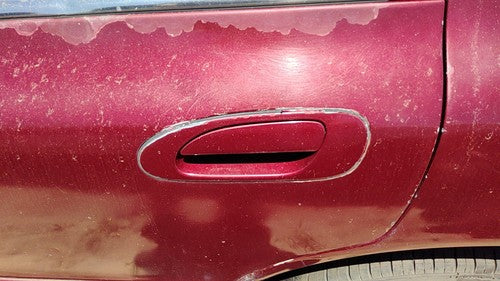1994-1995 Honda Accord Driver Left Front Outside Door Handle Oem Red