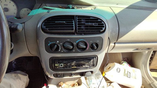 2000-2005 Dodge Neon Trim Bezel Around Radio Surround Dash Panel Oem Gray B7L5