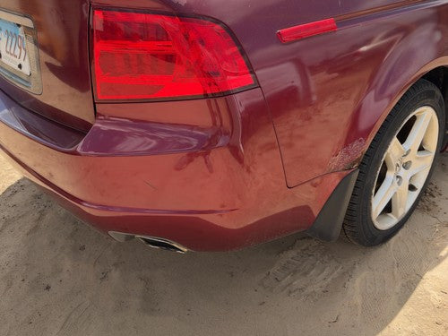2004-2006 Acura Tl Rear Bumper Cover Assembly Oem Back Redondo Red 04715Sepa90Zz