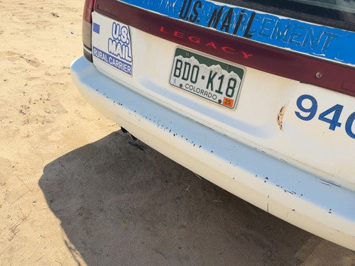 1990-1994 Subaru Legacy Rhd Rear Bumper Cover Assembly Oem Back Wagon White