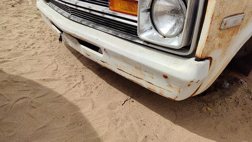 1971-1978 Dodge Van B200 Front Bumper With Brackets Assembly Oem White 02959524