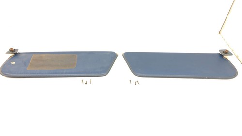 1984 Pair Ford F150 Driver Passenger Left Right Sun Visor Oem Blue