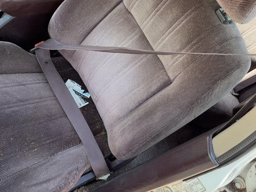 86-89 Accord Lx Driver Left Front Seat Belt Retractor Oem Shoulder Sedan Maroon