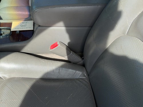 98-04 Seville Driver Left Front Seat Belt Buckle Receiver Oem Dark Gray 145