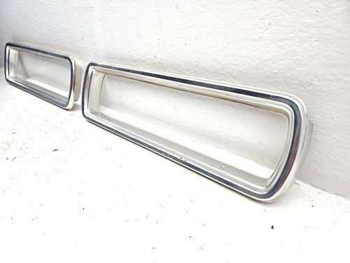 1964 Ford Thunderbird Coupe Pair Chrome Tail Light Trim Bezel Surround Oem